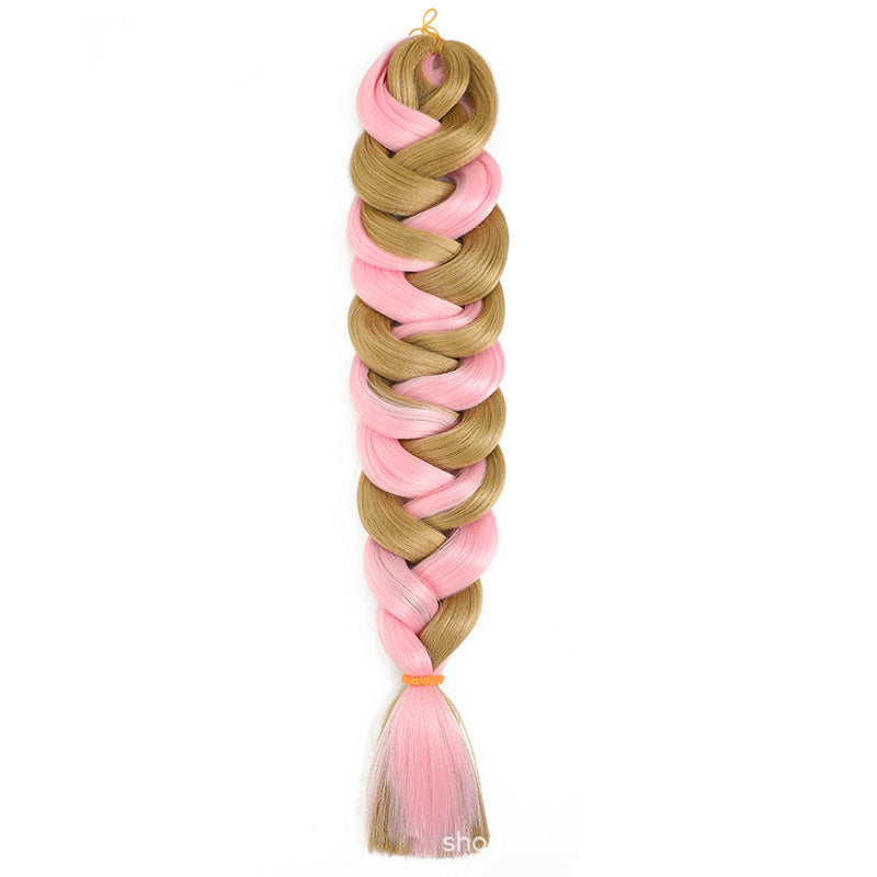 African Darling Big Braid Jumbo Braid Chemical Fiber Big Braid Wig Jacques Low Temperature Flame Retardant Silk