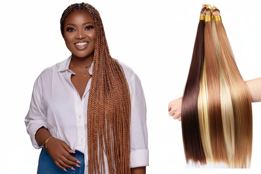 Straight Bundles Silky Crochet Hair Extensions 150g 28"