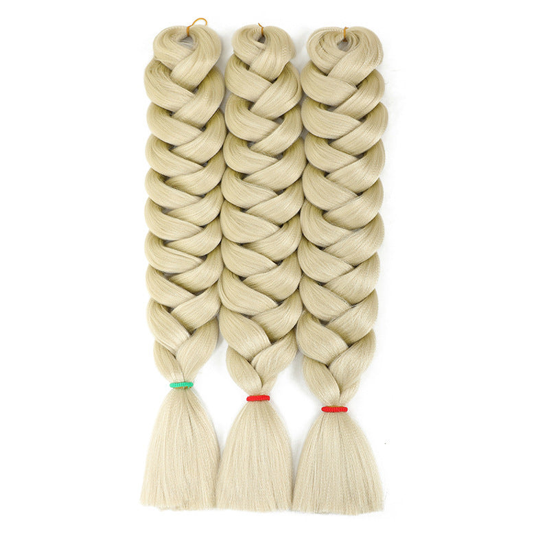 African Darling Big Braid Jumbo Braid Chemical Fiber Big Braid Wig Jacques Low Temperature Flame Retardant Silk