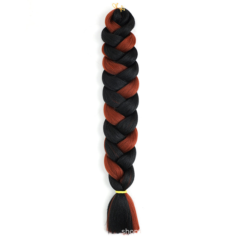 African Darling Big Braid Jumbo Braid Chemical Fiber Big Braid Wig Jacques Low Temperature Flame Retardant Silk