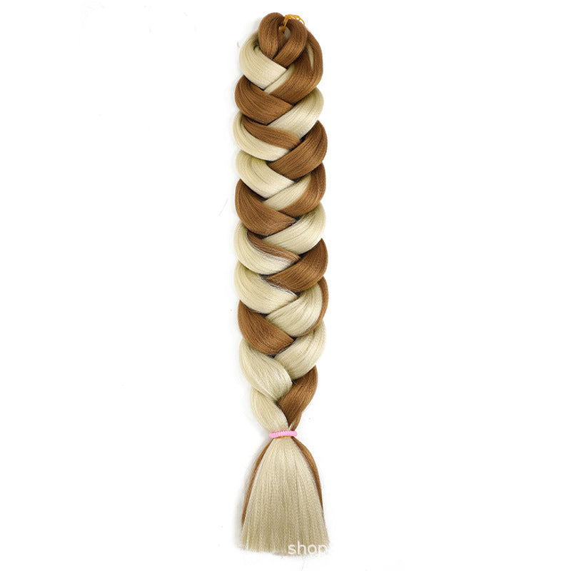African Darling Big Braid Jumbo Braid Chemical Fiber Big Braid Wig Jacques Low Temperature Flame Retardant Silk