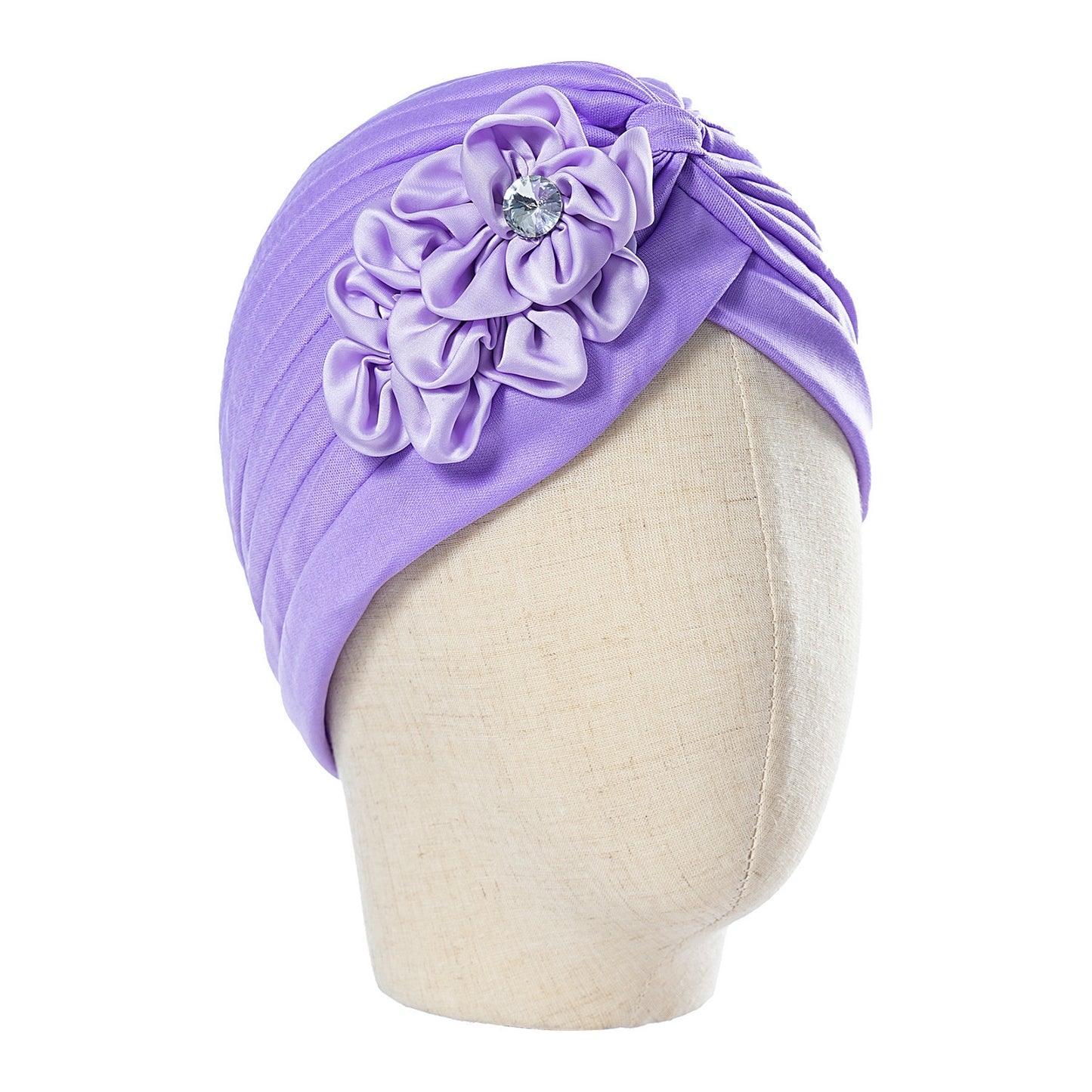 headscarf side sticky flower watermelon hat ethnic style headscarf hat versatile millinery headscarf