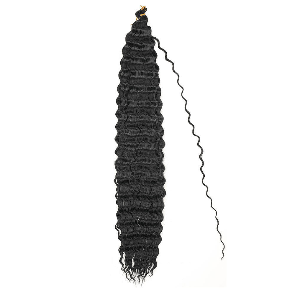 crochet hair extensions curly hair handle Deep Water Wave Hair