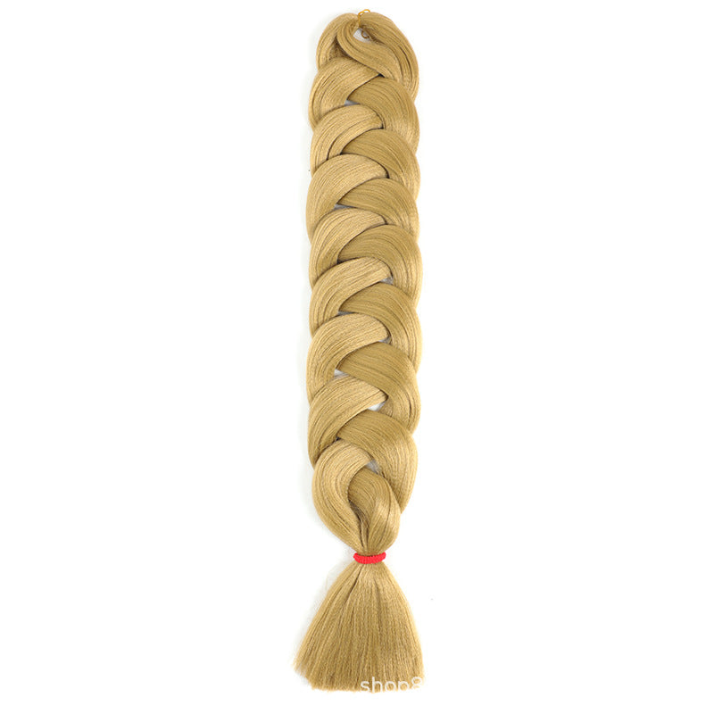 African Darling Big Braid Jumbo Braid Chemical Fiber Big Braid Wig Jacques Low Temperature Flame Retardant Silk