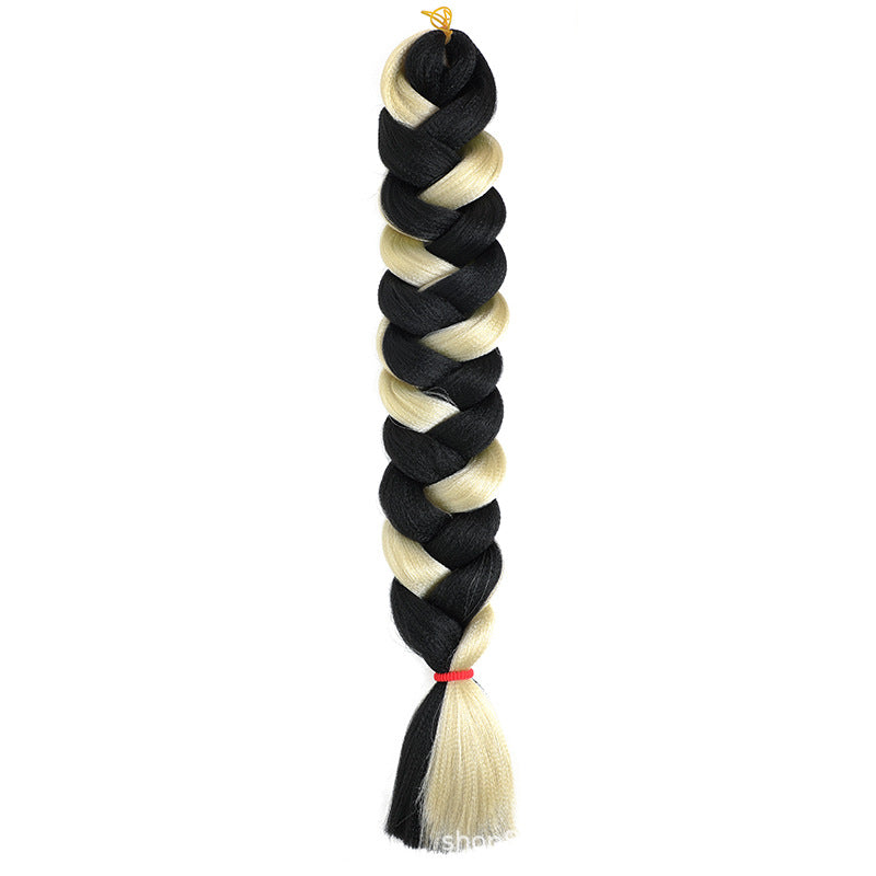 African Darling Big Braid Jumbo Braid Chemical Fiber Big Braid Wig Jacques Low Temperature Flame Retardant Silk