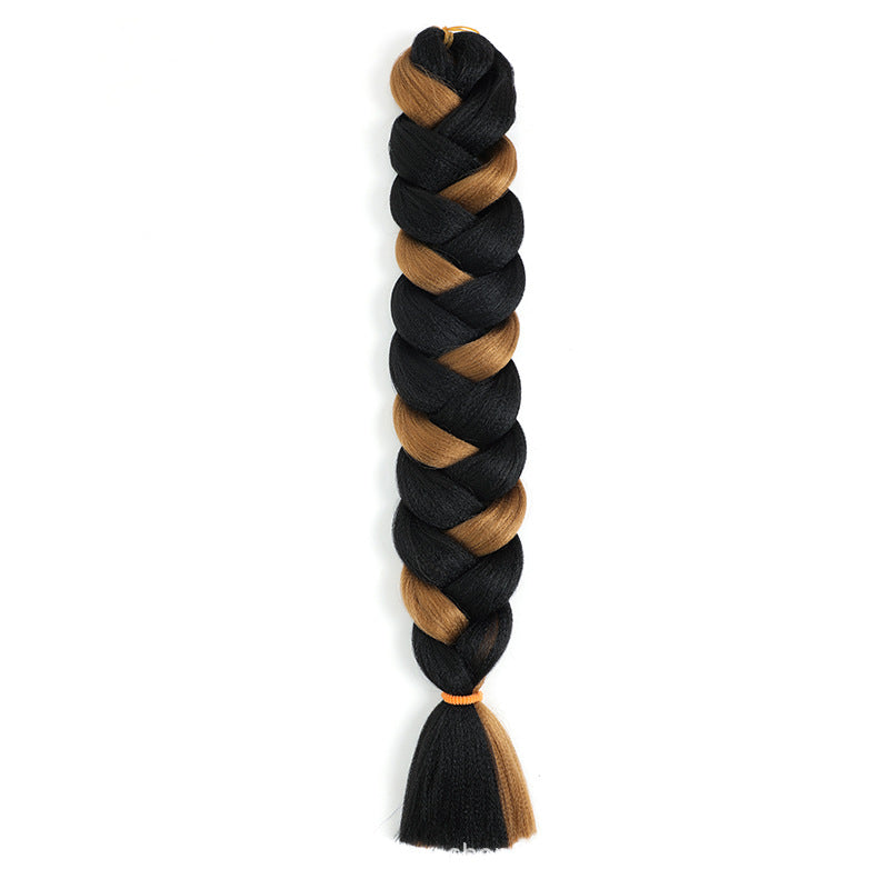 African Darling Big Braid Jumbo Braid Chemical Fiber Big Braid Wig Jacques Low Temperature Flame Retardant Silk