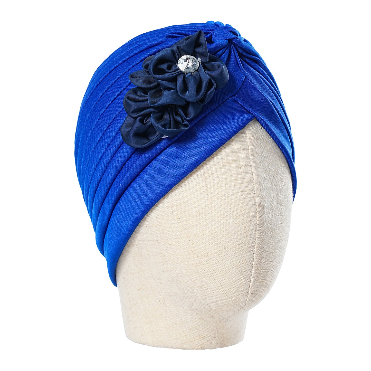 headscarf side sticky flower watermelon hat ethnic style headscarf hat versatile millinery headscarf