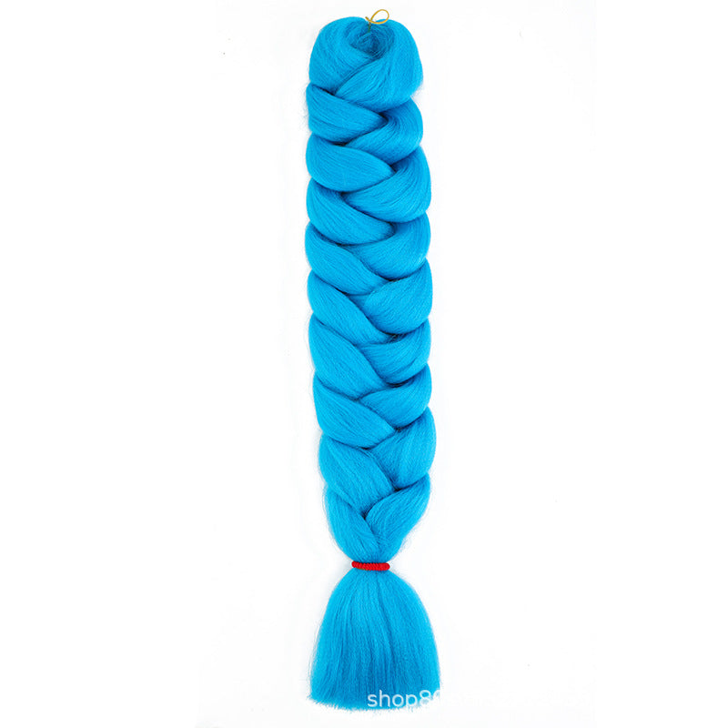 African Darling Big Braid Jumbo Braid Chemical Fiber Big Braid Wig Jacques Low Temperature Flame Retardant Silk