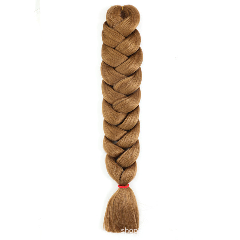 African Darling Big Braid Jumbo Braid Chemical Fiber Big Braid Wig Jacques Low Temperature Flame Retardant Silk